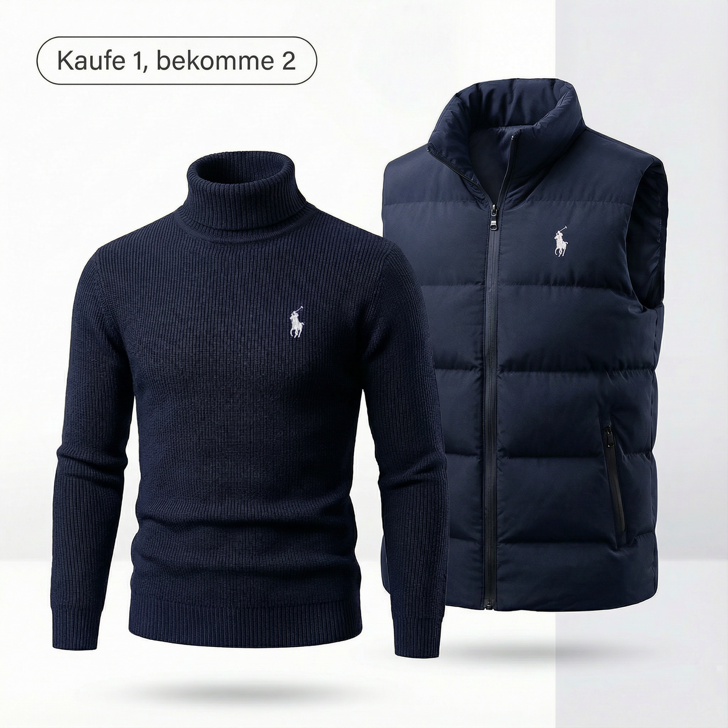 Ralph Lauren Weste + Gratis Pullover