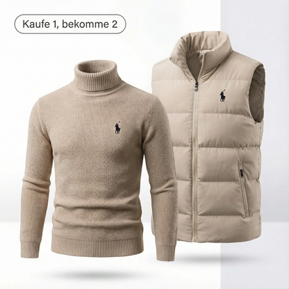 Ralph Lauren Weste + Gratis Pullover