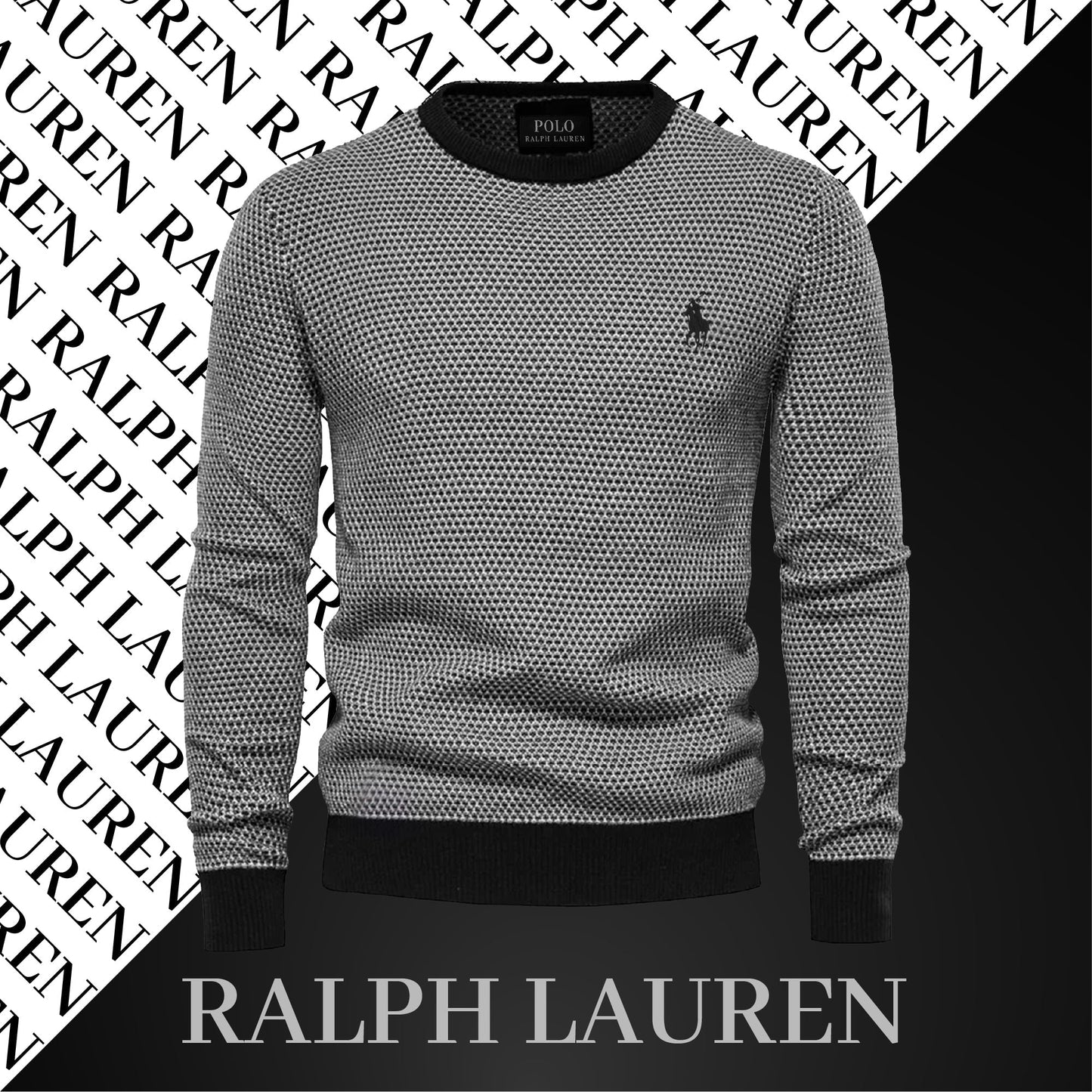 Signature-Strickpullover Im Waffelmuster Ralph Lauren