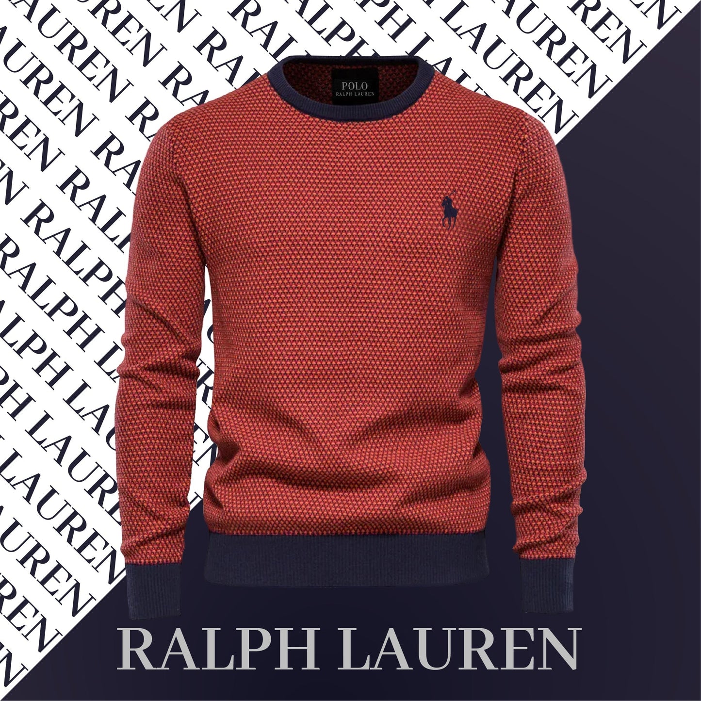 Signature-Strickpullover Im Waffelmuster Ralph Lauren